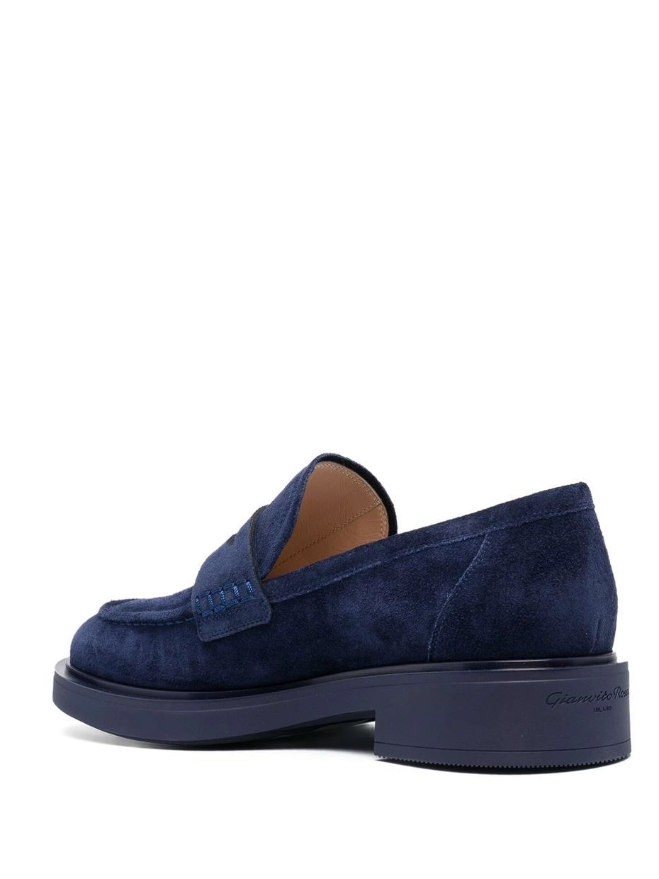 Cheap Gianvito Rossi loafers Women suede round-toe 0430